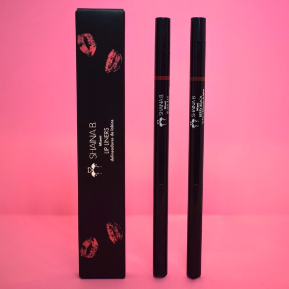 Shaina B. Miami lip liners in the shades "Berry Beach" and "Blush Bay." - Picture 2 of 5